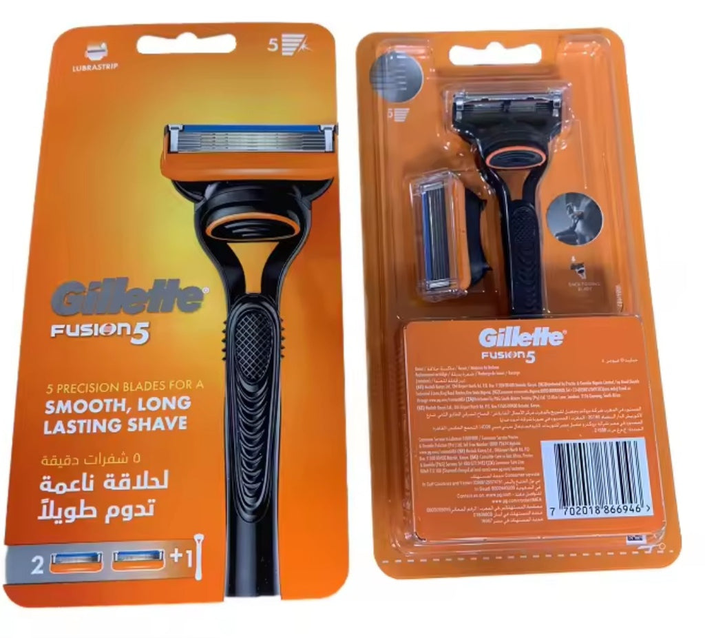 Gillette Razor Fusion 5 Ultra Thin Blade Men's Razor with Sideburn Trimmer