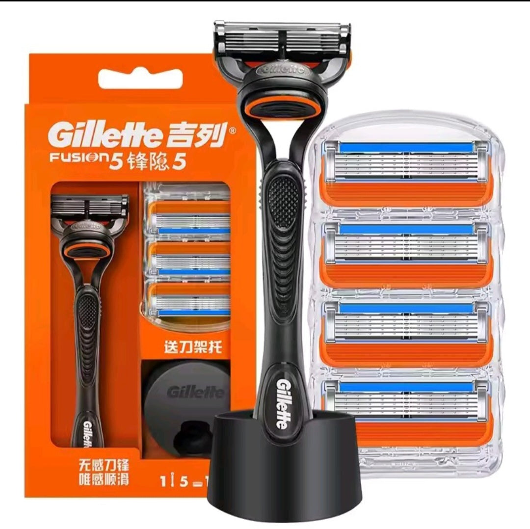 Gillette Razor Fusion 5 Ultra Thin Blade Men's Razor with Sideburn Trimmer
