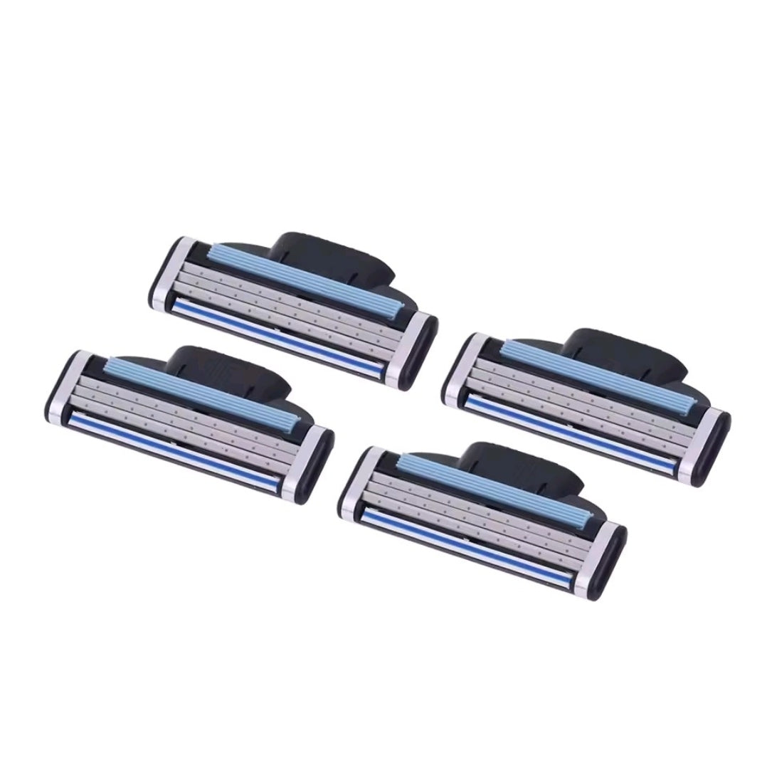 Gillette MACH 3 Razor Blade Refill 8/12Pcs for Mach3 Razor Handle 3 Layer Blade with Lubstrips Fast Shave for Men Face Cartridges